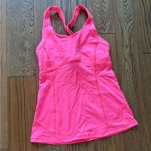 Lululemon Pink Athletic Tank Top